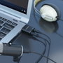 Aisens Conversor USB-A a Audio 48KHz con 2x Jack 3.5mm Negro