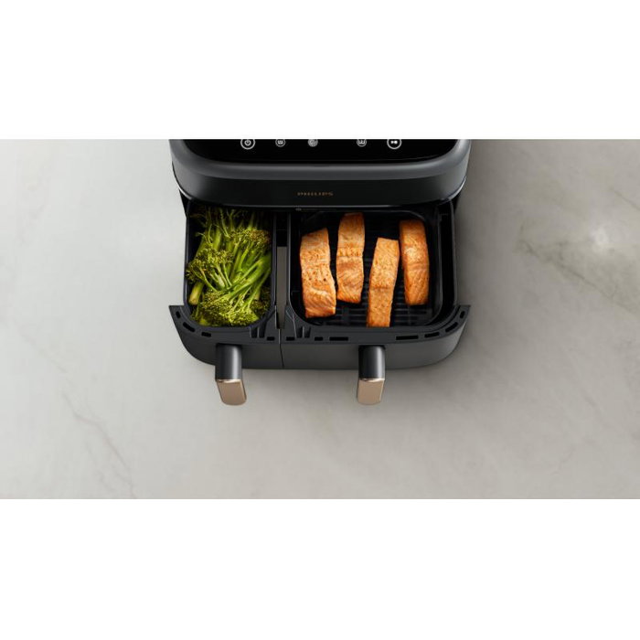 Philips NA352/00 Airfryer Dual Basket 9 Litros 2750W - Color Negro Cobrizo