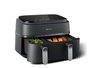 Philips Airfryer NA352/00 Series 3000 con cesta dual de 9L, negro y cobre