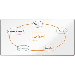 Nobo Pizarra Blanca Premium Plus Melamina 240x120 cm