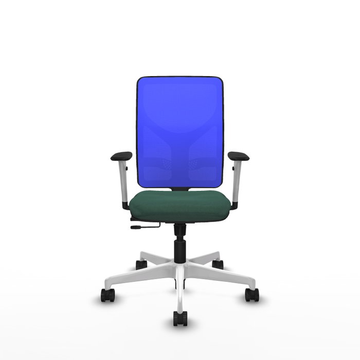 PIQUERAS Y CRESPO Silla de oficina Motilla con mecanismo Sincro/Traslack, Verde botella y Azul PIQUERAS Y CRESPO Silla de oficina Motilla con mecanismo Sincro/Traslack, Verde botella y Azul