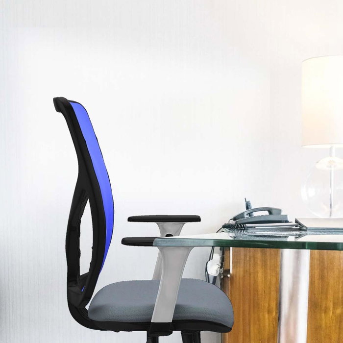 PIQUERAS Y CRESPO Silla de oficina Motilla con mecanismo Sincro/Traslack, Verde botella y Azul PIQUERAS Y CRESPO Silla de oficina Motilla con mecanismo Sincro/Traslack, Verde botella y Azul