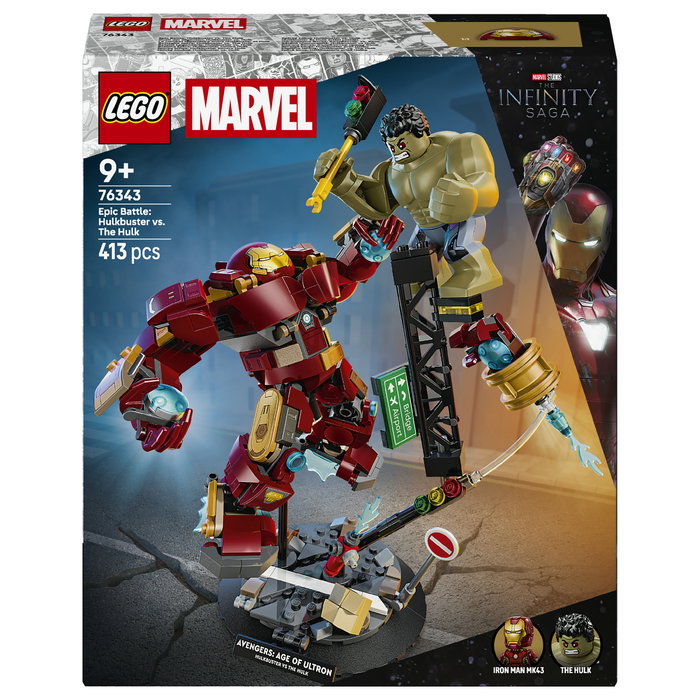 LEGO Marvel Batalla Legendaria: Hulkbuster vs. Hulk 76343