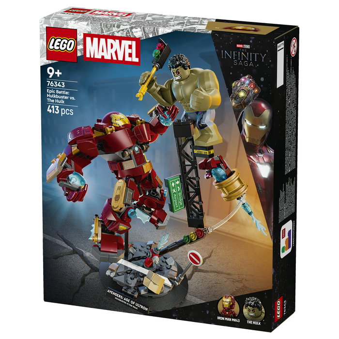 LEGO Marvel Batalla Legendaria: Hulkbuster vs. Hulk 76343
