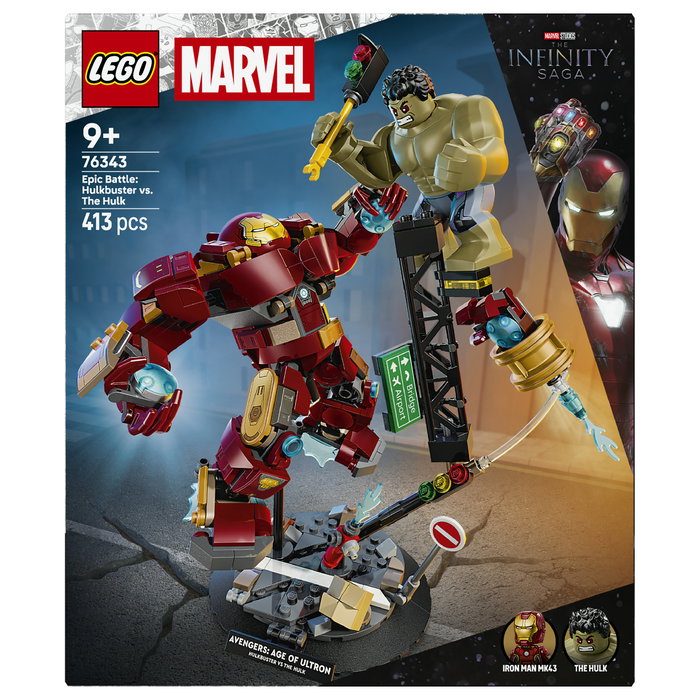 LEGO Marvel Batalla Legendaria: Hulkbuster vs. Hulk 76343