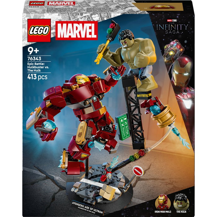 LEGO Marvel Batalla Legendaria: Hulkbuster vs. Hulk 76343
