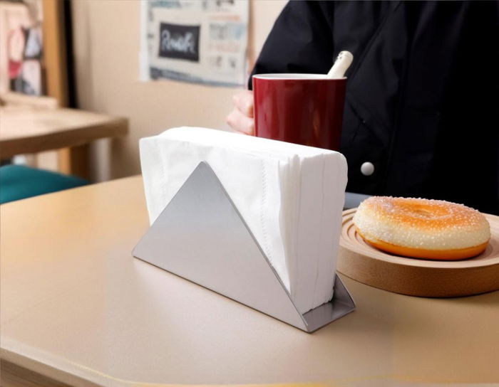 Inde Servilletero Pico Acero 12.5 cm (24 Unidades)