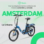 Youin Bicicleta Eléctrica Urbana Amsterdam BK1003 Plegable Autonomía 45km Ruedas 20" Suspensión Delantera Calidad Europea