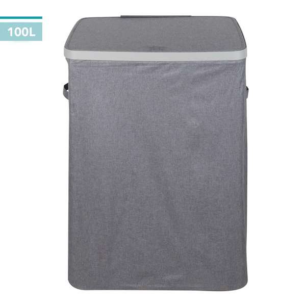 Color Baby Max Home-Cubo Colada 2 Compartimentos Gris Oscuro