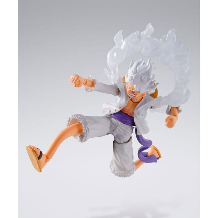 Tamashii Nations Figura S.H. Figuarts Monkey D Luffy Gear 5 One Piece 15,5cm