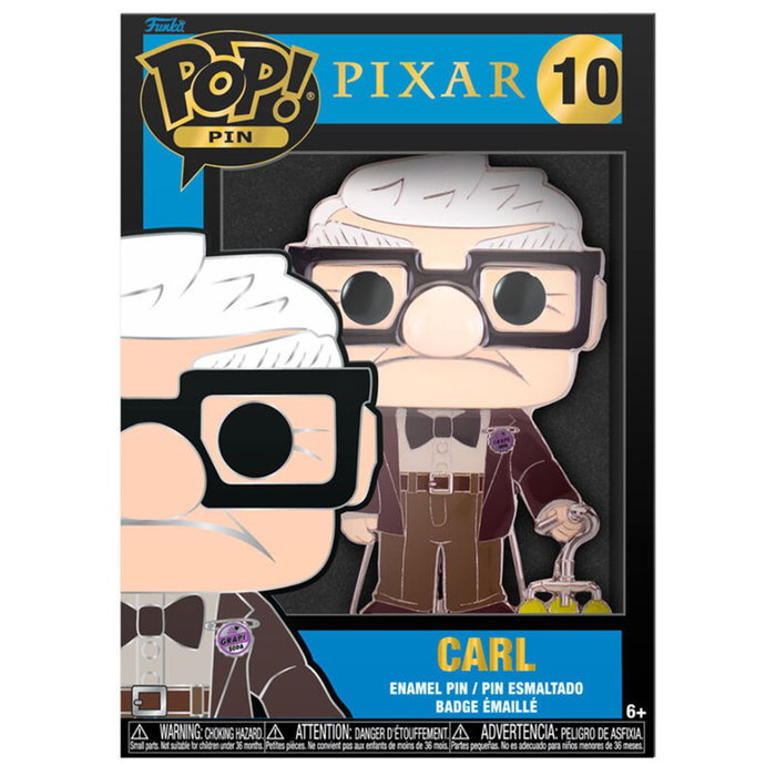 Loungefly Pin Funko Disney Carl de Up Chapa Esmaltada Tamaño 10 cm