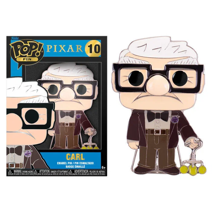 Funko Pop Pin Disney Pixar Up - Carl Fredricksen - 10 cm