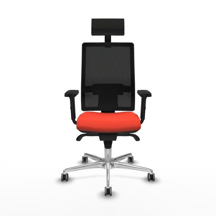 PIQUERAS Y CRESPO Silla de oficina Horna Naranja oscuro y Negro PIQUERAS Y CRESPO Silla de oficina Horna Naranja oscuro y Negro