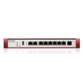 Zyxel USG FLEX 200H (USGFLEX200H-102) Firewall de escritorio - 8 Puertos Gigabit LAN, 1 Puerto PoE+ 30W, VPN, UTM, Alta Disponibilidad