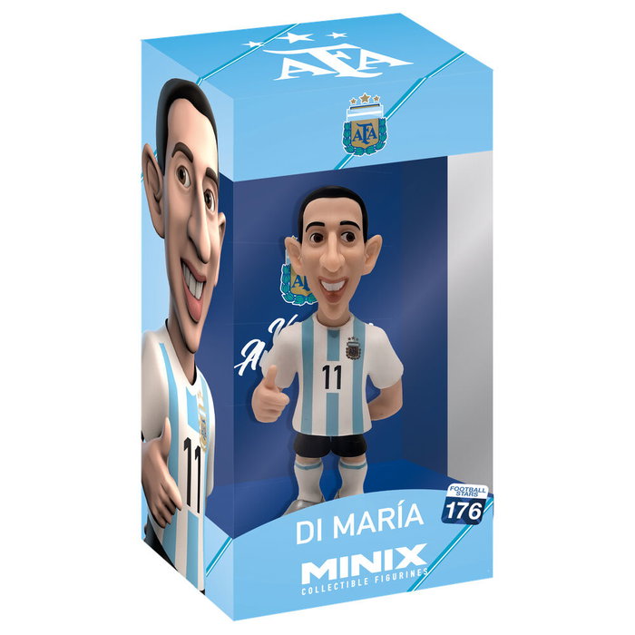MINIX Figura Ángel Di María Argentina Selección 12cm Colección Oficial MINIX Figura Ángel Di María Argentina Selección 12cm Colección Oficial