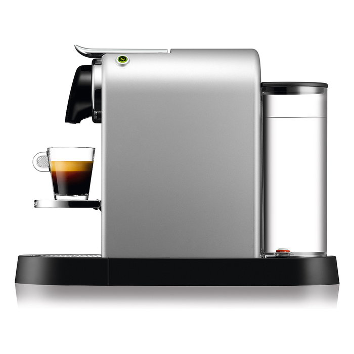 Krups XN741B.23 Máquina de Café Nespresso CitiZ a Cápsulas, Plata, 19 bar, calentamiento rápido