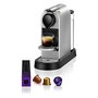 Krups XN741B.23 Máquina de Café Nespresso CitiZ a Cápsulas, Plata, 19 bar, calentamiento rápido