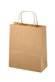 SADOCH REX Paquete de 25 bolsas kraft Allegra color kraft 36x12x41cm