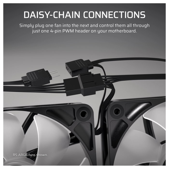 Corsair RS120 Ventilador PWM 120 mm Negro