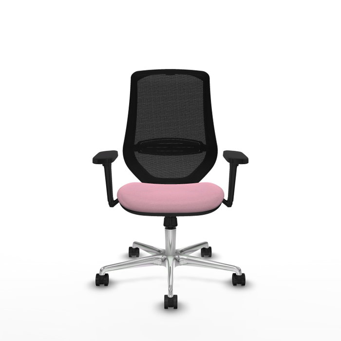 PIQUERAS Y CRESPO Silla de oficina Mardos con mecanismo Sincro, Rosa y Negro PIQUERAS Y CRESPO Silla de oficina Mardos con mecanismo Sincro, Rosa y Negro