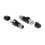 DeLOCK 90833 Adaptador M12 X-codificado 8 pin a RJ45 Negro