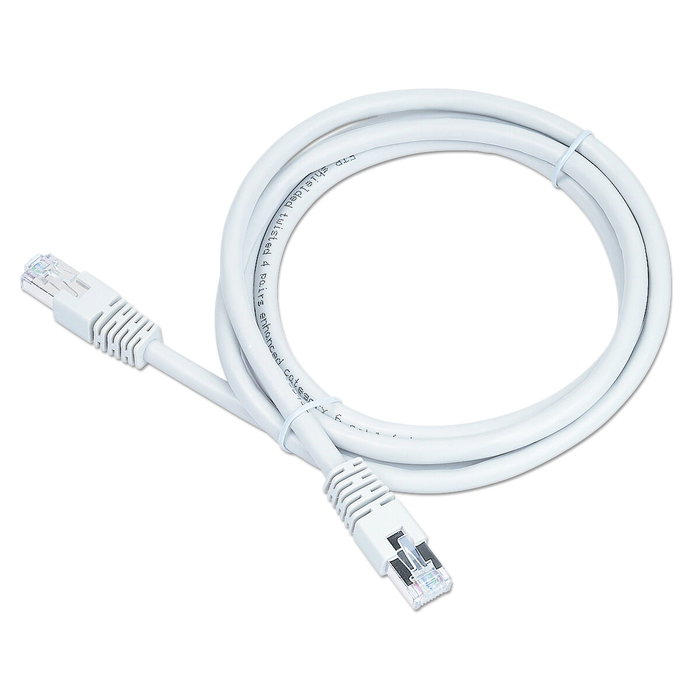 Gembird Cable de red Cat6 5m RJ-45 F/UTP Blanco