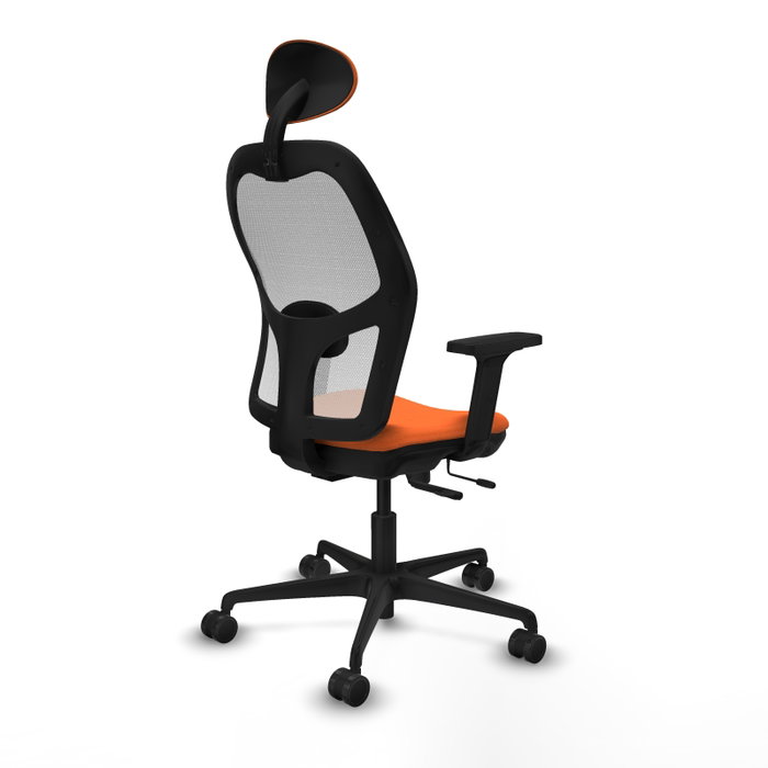 PIQUERAS Y CRESPO Silla de oficina Jorquera Naranja y Blanco PIQUERAS Y CRESPO Silla de oficina Jorquera Naranja y Blanco