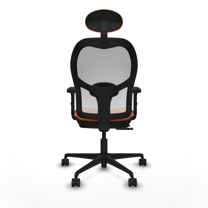 PIQUERAS Y CRESPO Silla de oficina Jorquera Naranja y Blanco PIQUERAS Y CRESPO Silla de oficina Jorquera Naranja y Blanco