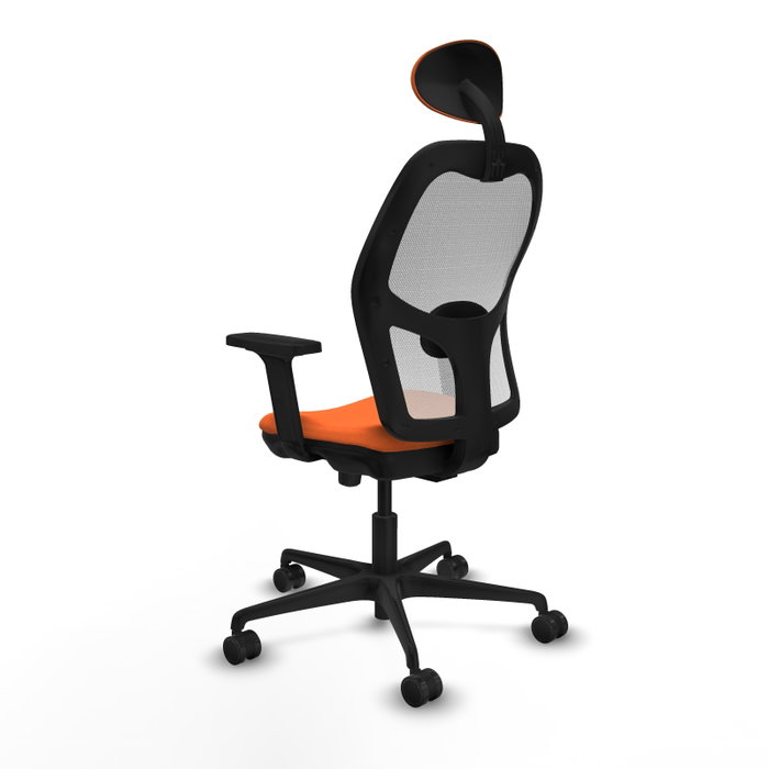 PIQUERAS Y CRESPO Silla de oficina Jorquera Naranja y Blanco PIQUERAS Y CRESPO Silla de oficina Jorquera Naranja y Blanco