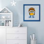 Wallity CAM7239654762 Cuadro Decorativo Enmarcado de Cristal y Madera, 32 x 32 cm