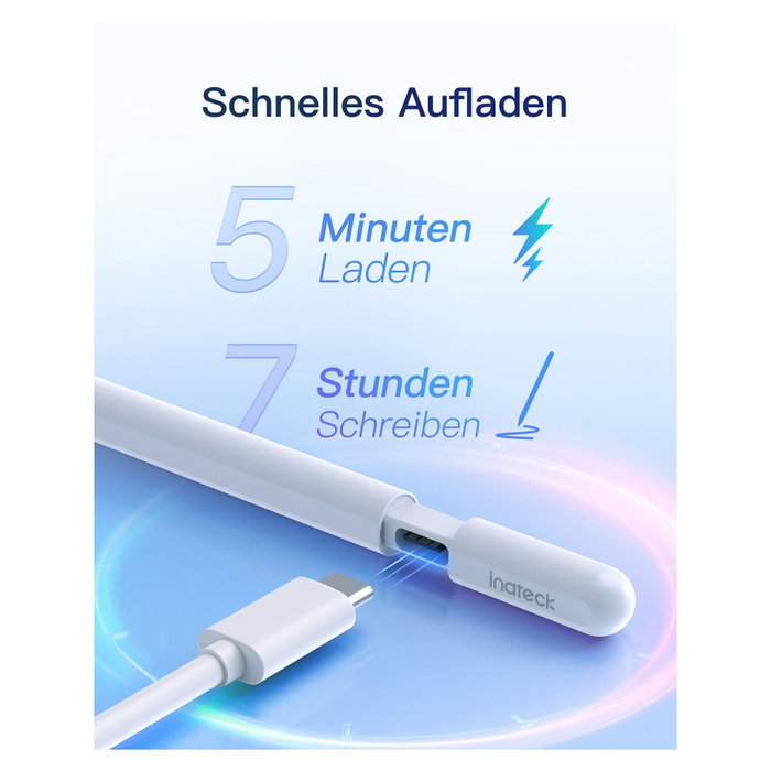 Inateck Stylus Pen PCL005_WHITE para iPad Pro y tabletas Apple, Blanco Inateck Stylus Pen PCL005_WHITE para iPad Pro y tabletas Apple, Blanco