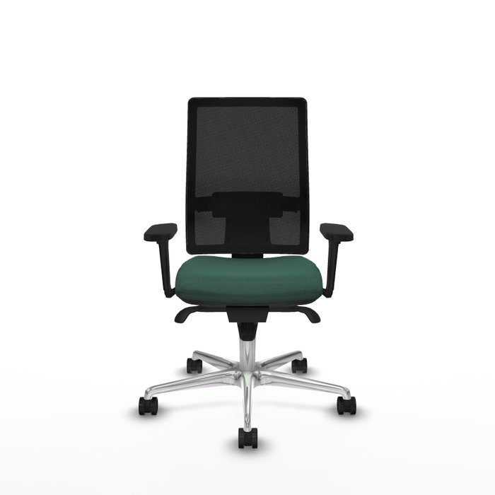 PIQUERAS Y CRESPO Silla de oficina Horna con mecanismo Sincro, Verde botella y Negro PIQUERAS Y CRESPO Silla de oficina Horna con mecanismo Sincro, Verde botella y Negro