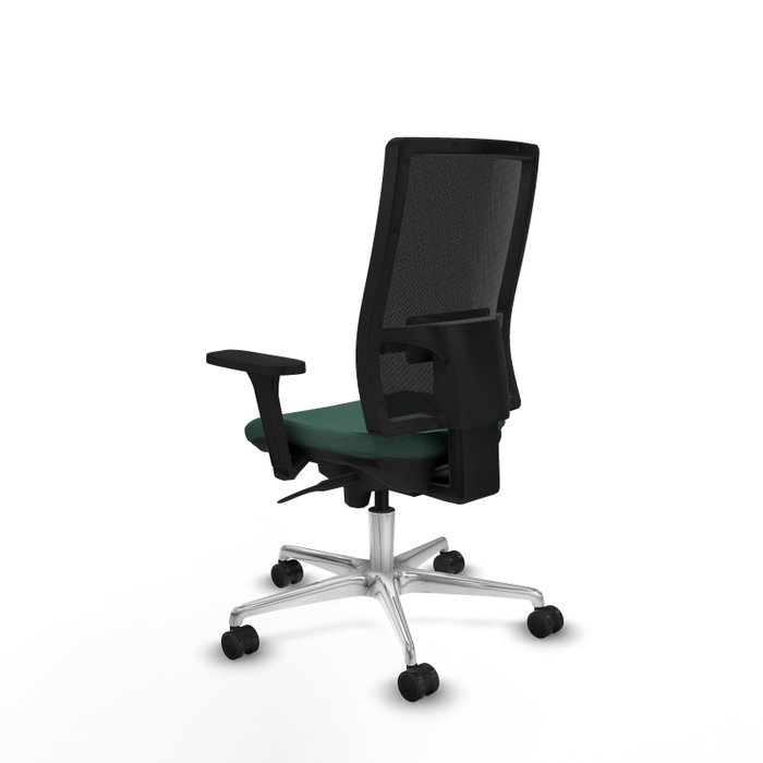 PIQUERAS Y CRESPO Silla de oficina Horna con mecanismo Sincro, Verde botella y Negro PIQUERAS Y CRESPO Silla de oficina Horna con mecanismo Sincro, Verde botella y Negro