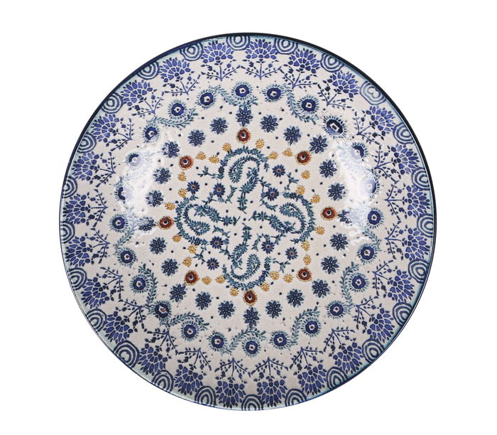 Santa Clara Vajilla 12 Piezas Azores Monaco, Brillo, Forma Redonda, Plato Llano 26 cm, Plato Hondo 21 cm, Plato Postre 20 cm (2 Unidades)