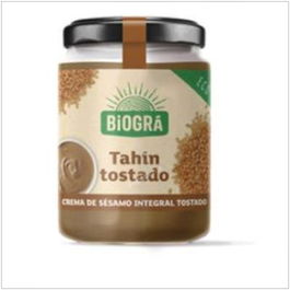 BIOGRA Tahin Tostado Integral 100% Sésamo Bio 400g Vegano Sin Lactosa