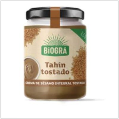 BIOGRA Tahin Tostado Integral 100% Sésamo Bio 400g Vegano Sin Lactosa BIOGRA Tahin Tostado Integral 100% Sésamo Bio 400g Vegano Sin Lactosa