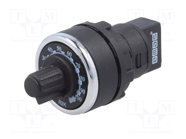 EMAS Potenciómetro Monovuelta 2kΩ 22mm IP65