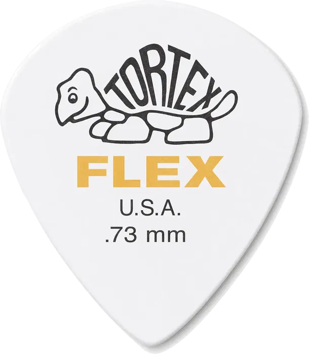 Dunlop Púas Tortex Flex Jazz III 0.73mm Pack 12 Unidades