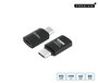 MicroConnect Adaptador USB-C Premium macho-hembra, USB4 Gen 3x2, 40 Gbps, 240W, carga rápida 48V/5A, video 8K 7680 x 4320p 60Hz, compatible Thunderbolt 4