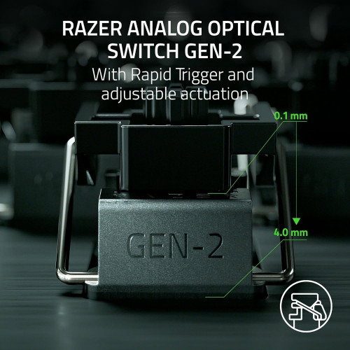 Razer Teclado Huntsman V3 Pro Tenkeyless Blanco (RZ03-04981700-R3M1) Conmutador Óptico Analógico Gen-2 Razer Teclado Huntsman V3 Pro Tenkeyless Blanco (RZ03-04981700-R3M1) Conmutador Óptico Analógico Gen-2