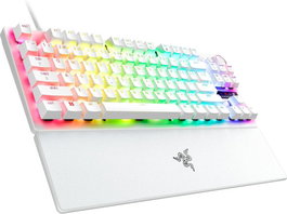 Razer Teclado Huntsman V3 Pro Tenkeyless Blanco (RZ03-04981700-R3M1) Conmutador Óptico Analógico Gen-2