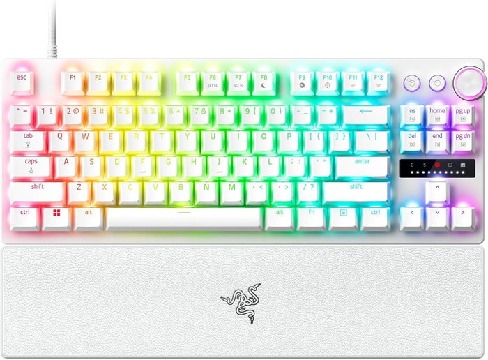 Razer Huntsman V3 Pro Tenkeyless Blanco USA Layout