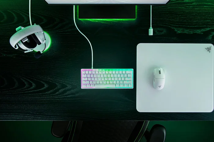 Razer Huntsman V3 Pro Tenkeyless Blanco USA Layout