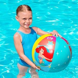 Bestway Pelota Hinchable Disney Princesas D51 cm +2 Años Playa y Piscina 91042