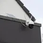 Chacon 2-IPCAM-DM02 Cámara de Exterior con Panel Solar WiFi para Vigilancia del Hogar Compatible con Google Home y Amazon Alexa