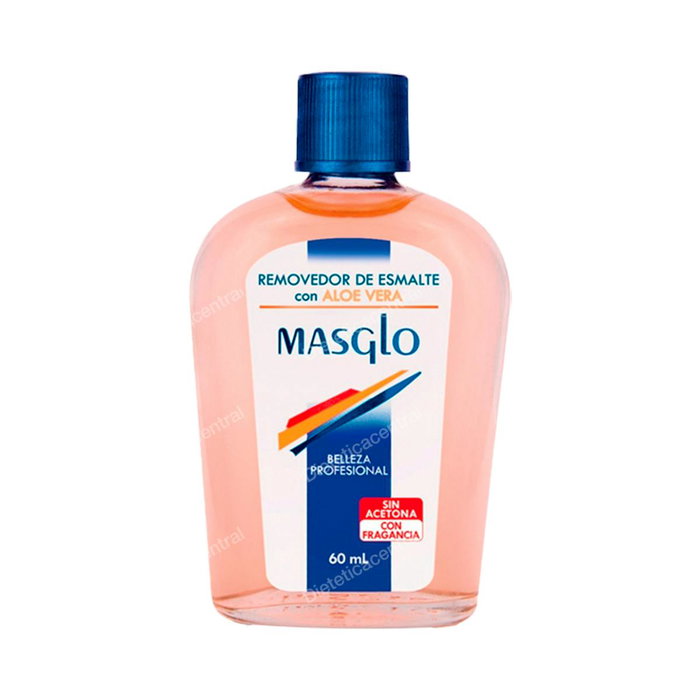Masglo Removedor de Esmalte con Aloe Vera y Fragancia Frutal 60ml Masglo Removedor de Esmalte con Aloe Vera y Fragancia Frutal 60ml