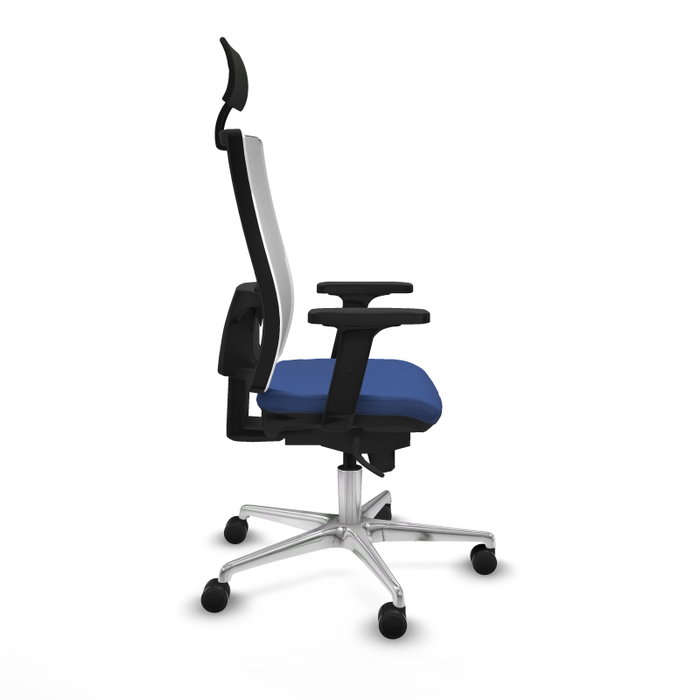 PIQUERAS Y CRESPO Silla de oficina Horna Azul marino y Blanco PIQUERAS Y CRESPO Silla de oficina Horna Azul marino y Blanco