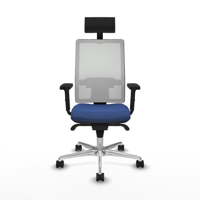 PIQUERAS Y CRESPO Silla de oficina Horna Azul marino y Blanco PIQUERAS Y CRESPO Silla de oficina Horna Azul marino y Blanco
