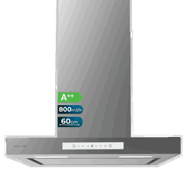 Cecotec Bolero Flux TT 608000 Slim Glass White A++