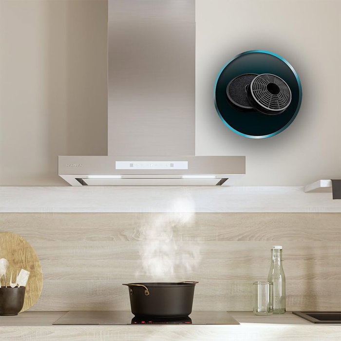 Cecotec Campana Convencional Bolero Flux TT 608000 Slim Glass 60 cm Blanca A++